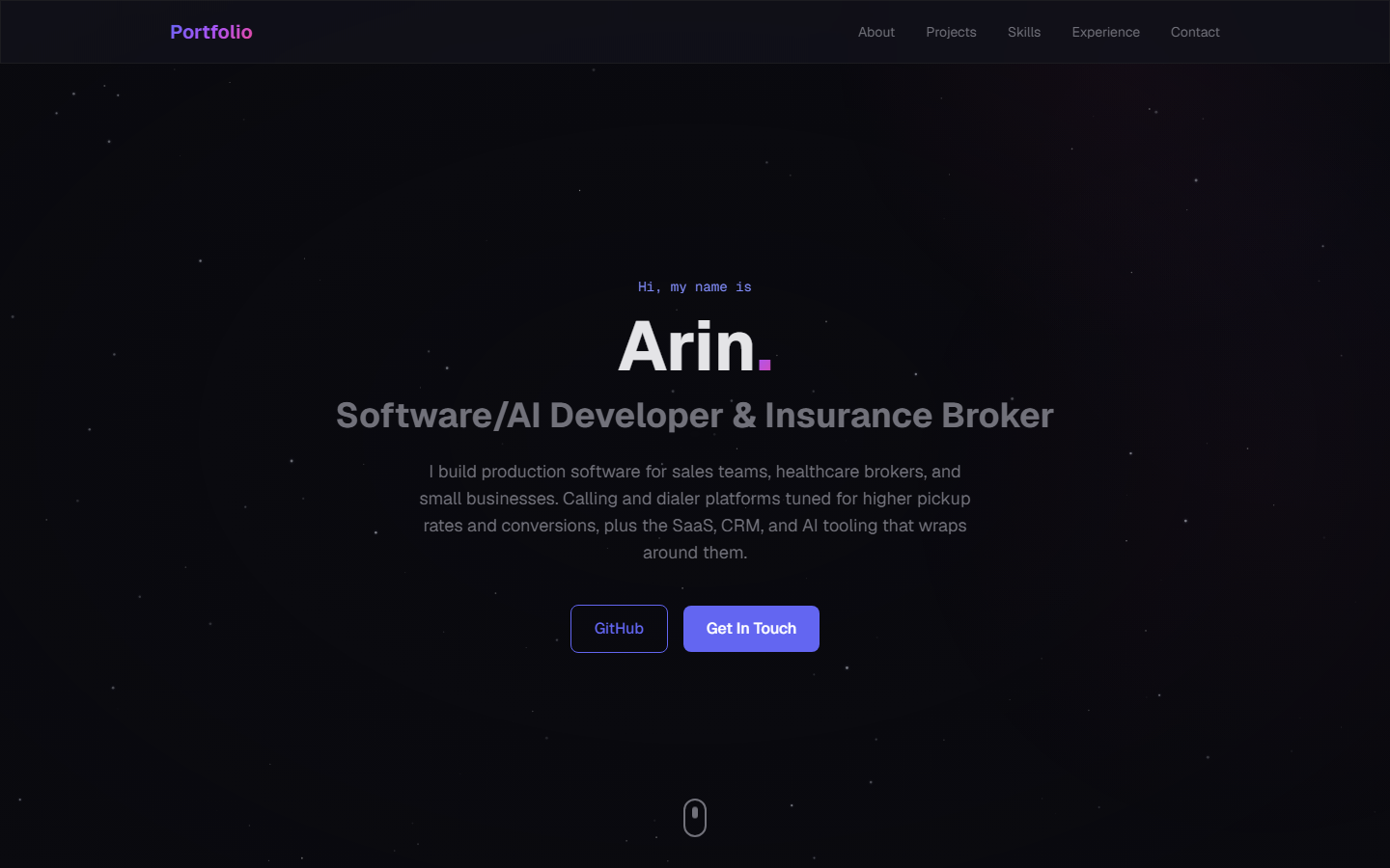 Project screenshot